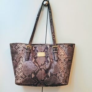 Michael Kors authentic snake skin shoulder bag